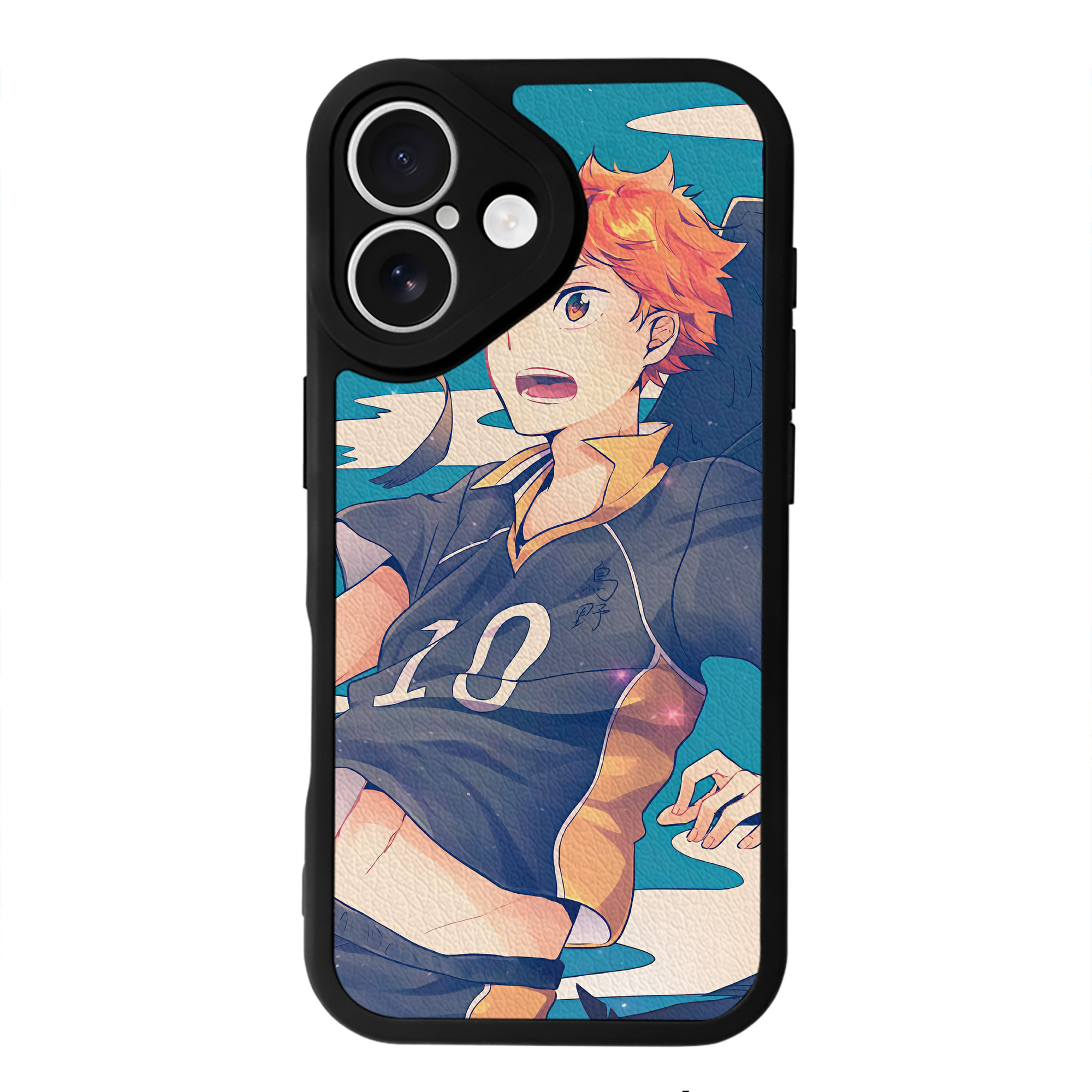 （画像用） ハイキュー!! Haikyu!! 【iPhone 16シリーズ対応】シリコンスマホケース（レザー調） 材質：シリコン